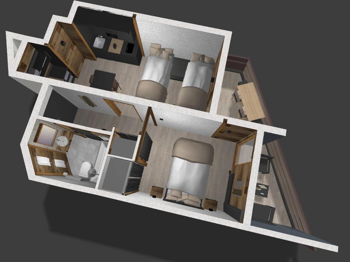 Les Cerfs - Appartement&Studio - Anzère Buitenkant foto