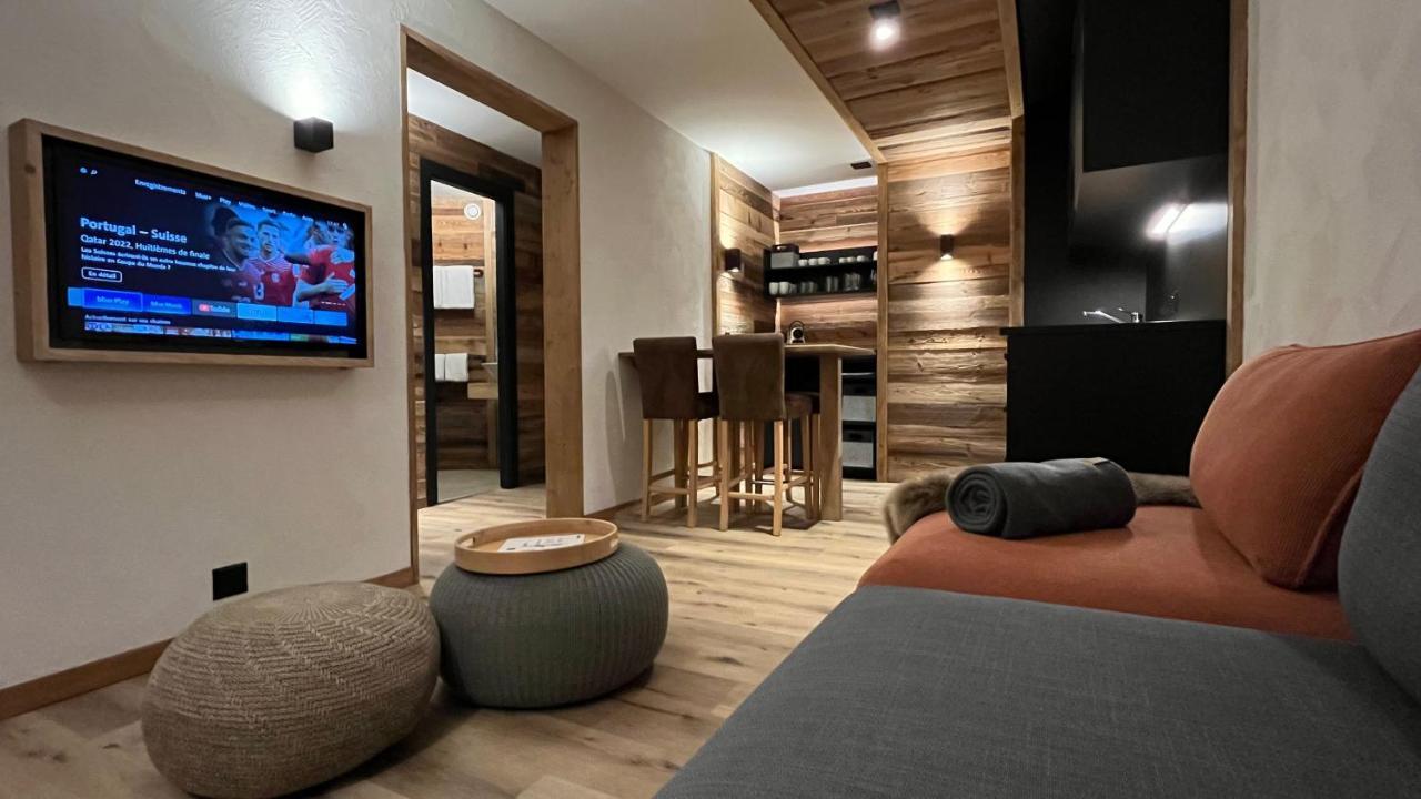 Les Cerfs - Appartement&Studio - Anzère Buitenkant foto