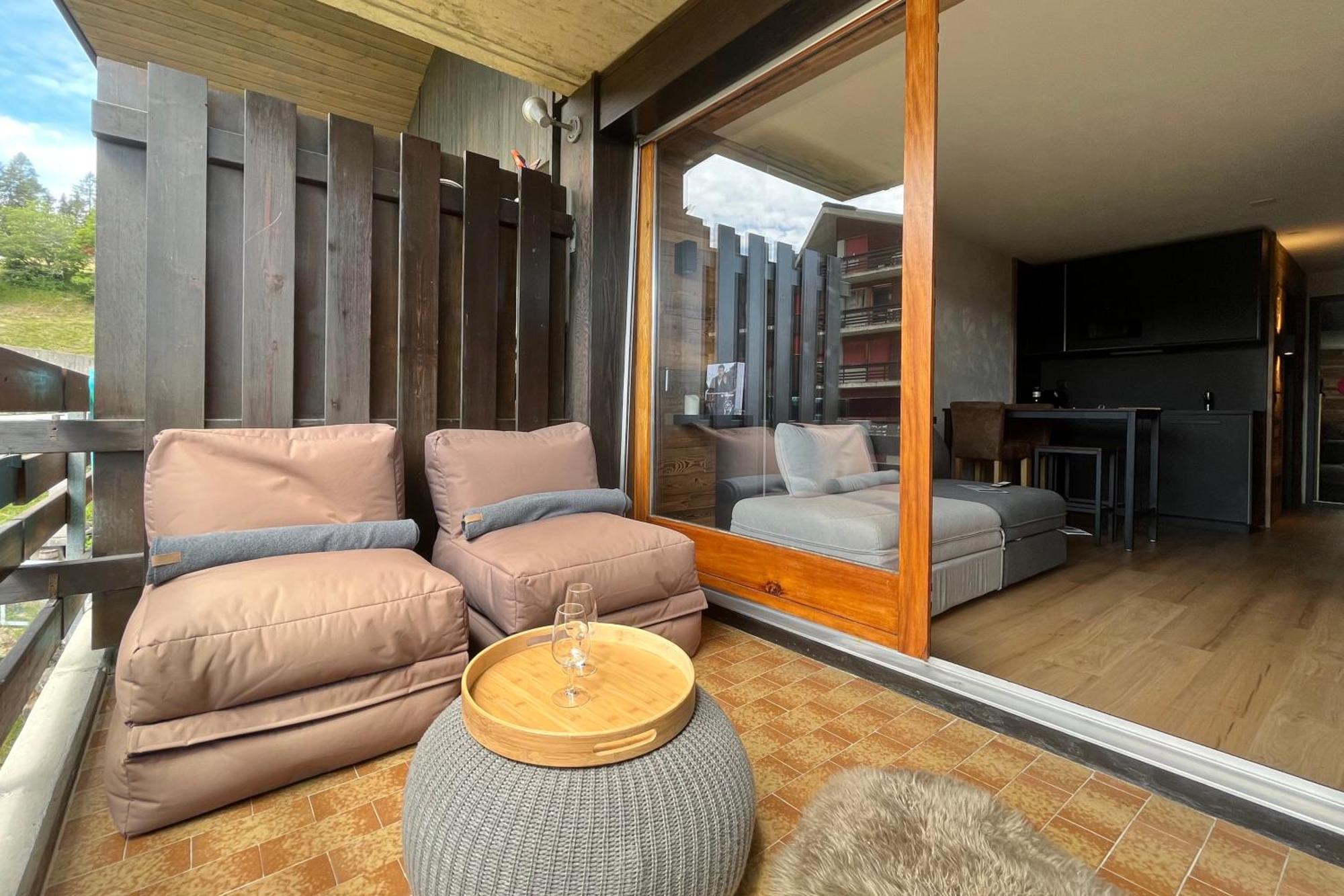 Les Cerfs - Appartement&Studio - Anzère Buitenkant foto